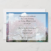 誕生日パーティー招待状 招待状 (裏面)