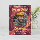 誕生日パーティー招待状 招待状 (スタンド正面)