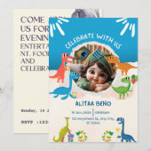 誕生日パーティー機能 招待状 (正面/裏面)