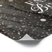 誕生日パーティー歓迎の写真のサイン ポスター (角)