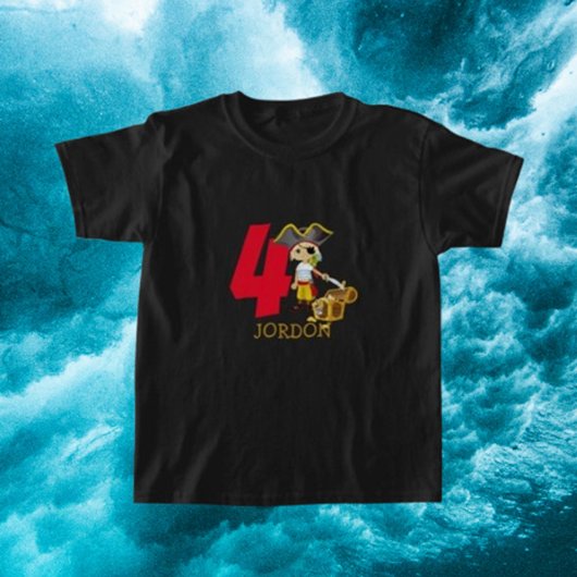 誕生日パーティー海賊四代目 Tシャツ