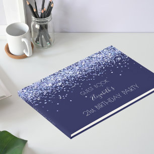 誕生日パーティー海軍の青い名前 ゲストブック