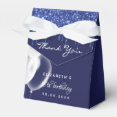 誕生日パーティー海軍の青い白い吹き感謝してい出し フェイバーボックス (正面サイド)