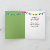 誕生日パーティー牛の牧場 カード (内部)