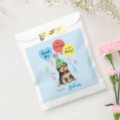 誕生日パーティー用バルーンヨークシャーテリア フェイバーバッグ (封をした状態)