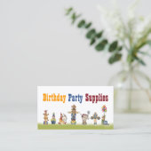 誕生日パーティー用品装飾レンタルカトラリー 名刺 (スタンド正面)