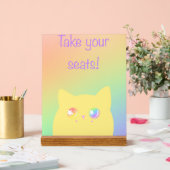 誕生日パーティー用Caticornアクリルサイン アクリルサイン (ウェディング)