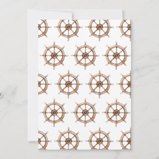 誕生日パーティー航海のの招待状を巡る 招待状 (裏面)