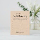 誕生日パーティー誕生日の男の子の年齢 (スタンド正面)