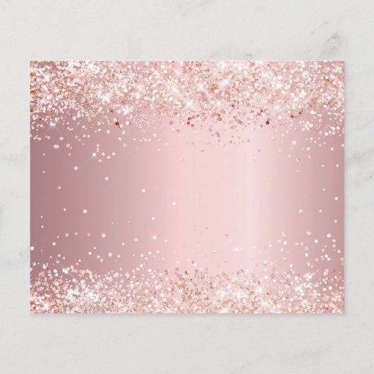 誕生日パーティー赤面ピンクの予算の日付を保存 チラシ (裏面)