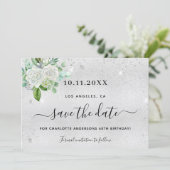 誕生日パーティー銀のフローラは日付を保存 セーブザデート (スタンド正面)