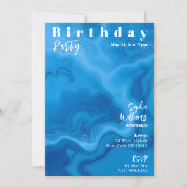 誕生日パーティー雑誌の表紙 招待状