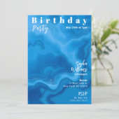 誕生日パーティー雑誌の表紙 招待状 (スタンド正面)