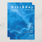 誕生日パーティー雑誌の表紙 招待状 (正面/裏面)