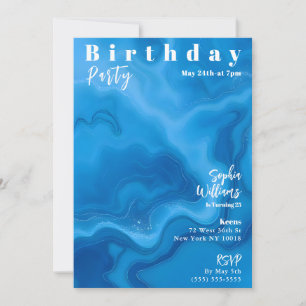誕生日パーティー雑誌の表紙 招待状