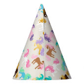 誕生日パーティー魔法のユニコーン パーティーハット (裏面)
