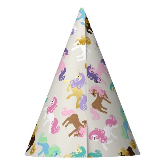 誕生日パーティー魔法のユニコーン パーティーハット (裏面)
