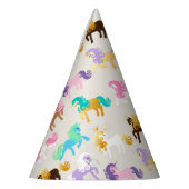 誕生日パーティー魔法のユニコーン パーティーハット (左)