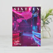 誕生日パーティー16誌カバー 招待状 (スタンド正面)