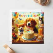 誕生日パーティー1 ノートカード (正面/裏面インサイチュ)