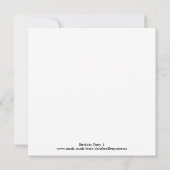 誕生日パーティー1 ノートカード (裏面)