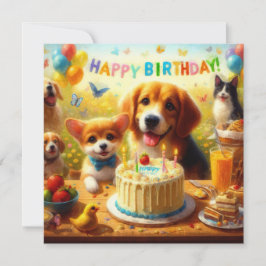 誕生日パーティー1 ノートカード