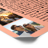 誕生日パーティー30私たちがあなたを愛する理由写真 ポスター (角)