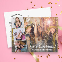 誕生日パーティー いつでも 現代の写真コラージュ