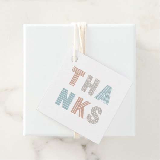 誕生日パーティー かわいい サンクス。楽しい&カラフルなギフト フェイバータグ (インサイチュ)