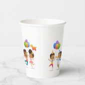 誕生日パーティー(アフリカ系アメリカ人) 紙コップ (右)