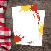 誕生日パーティー カスタム 屋外 BBQ 招待状