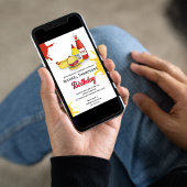 誕生日パーティー カスタム 屋外 BBQ 招待状