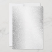 誕生日パーティー ケーキ ラベンダー 花 水彩 招待状 (裏面)