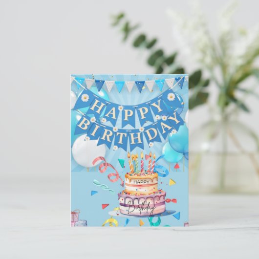 誕生日パーティー  シーズンカード (スタンド正面)