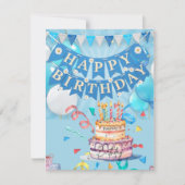 誕生日パーティー  シーズンカード (正面)