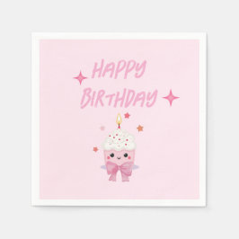 誕生日パーティー スタンダードカクテルナプキン