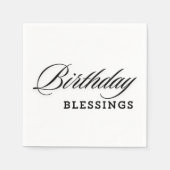 誕生日パーティー スタンダードカクテルナプキン (正面)