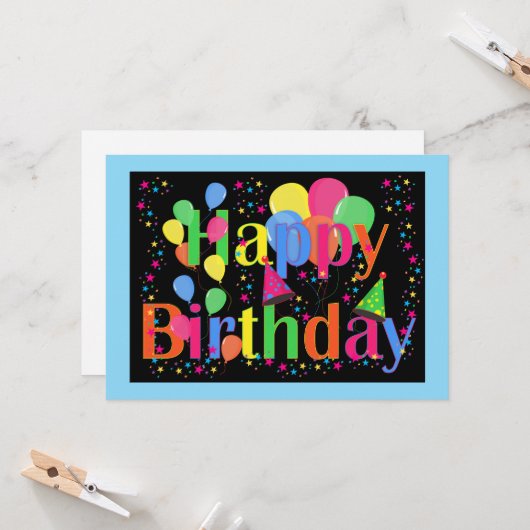 誕生日パーティー。パーティータイムだ！ (正面/裏面インサイチュ)