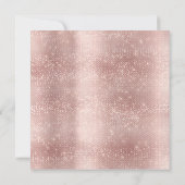 誕生日パーティー ブライダルシャワー 3D ホワイトローズ 招待状 (裏面)