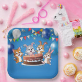 誕生日パーティー ペーパープレート (パーティー)