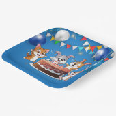 誕生日パーティー ペーパープレート (傾斜あり)