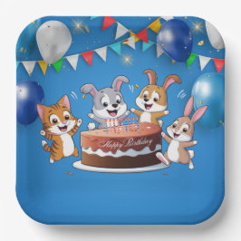 誕生日パーティー ペーパープレート