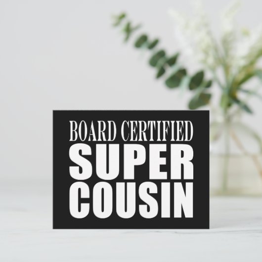 誕生日パーティー：ボード認定のいとこすごいと ポストカード (スタンド正面)