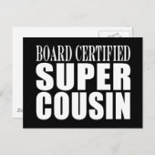 誕生日パーティー:ボード認定のいとこすごいと ポストカード (正面/裏面)