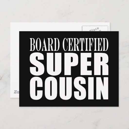 誕生日パーティー：ボード認定のいとこすごいと ポストカード (正面/裏面)