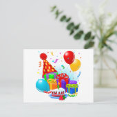 誕生日パーティー ポストカード (スタンド正面)