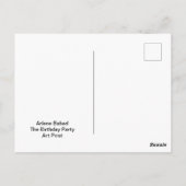 誕生日パーティー ポストカード (裏面)