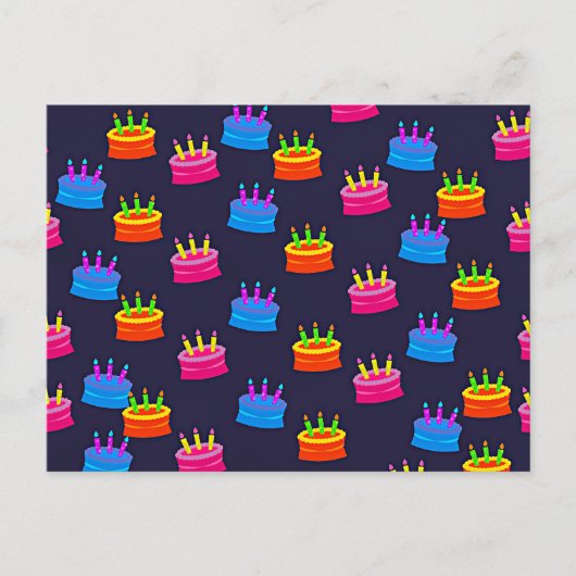 誕生日パーティー ポストカード (正面)