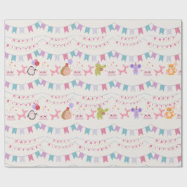 誕生日パーティー ラッピングペーパー