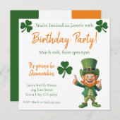 誕生日パーティー – レプレシャン 招待状 (正面/裏面)